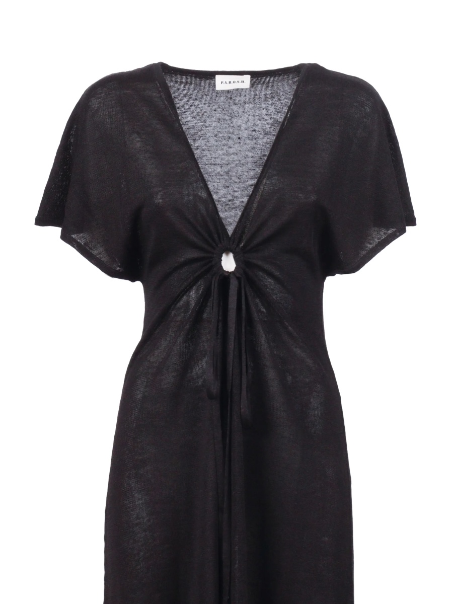 Rochie de zi P.A.R.O.S.H. neagra - Img 3