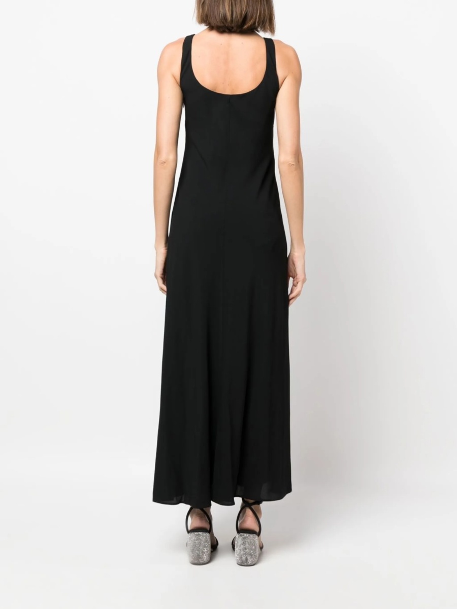 Rochie de zi Philosophy neagra din elastan si vascoza - Img 4