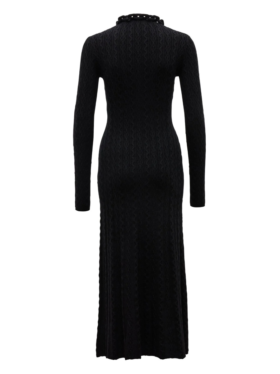 Rochie de zi RABANNE neagra - Img 2