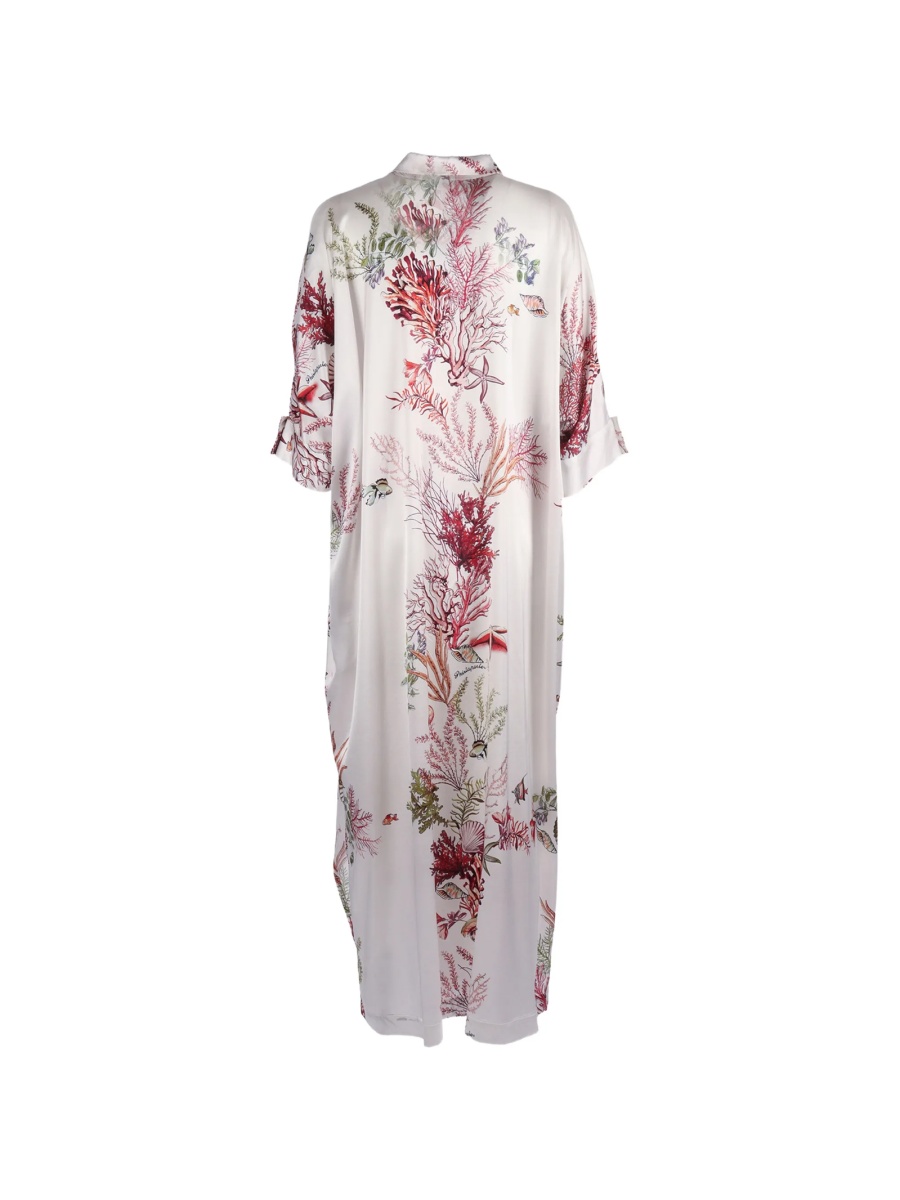 Rochie de zi Shirt A Porter alba - Img 2