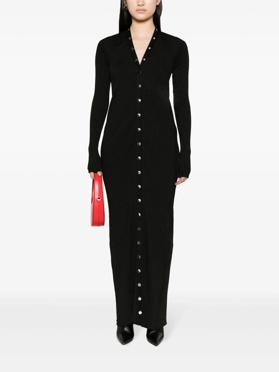 Rochie de zi THE ATTICO neagra - Img 2