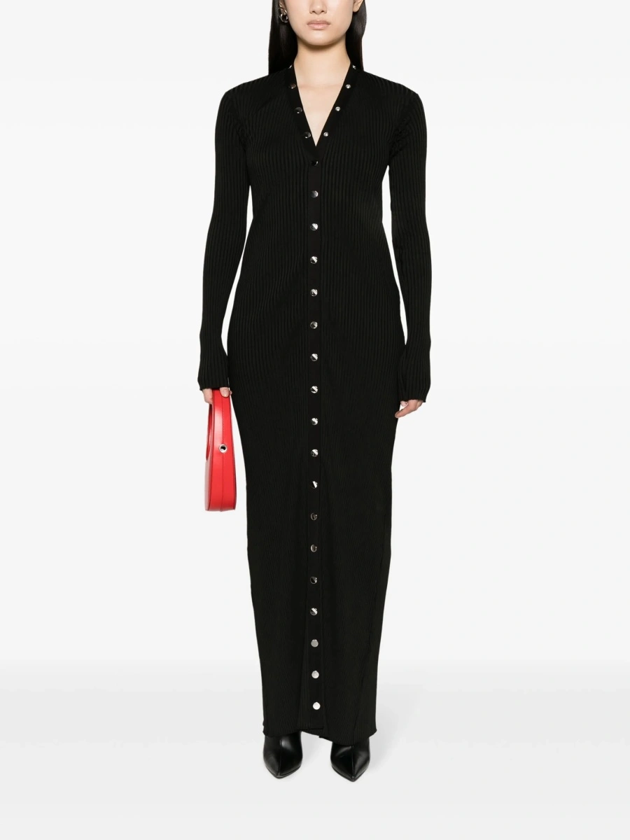 Rochie de zi THE ATTICO neagra - Img 2