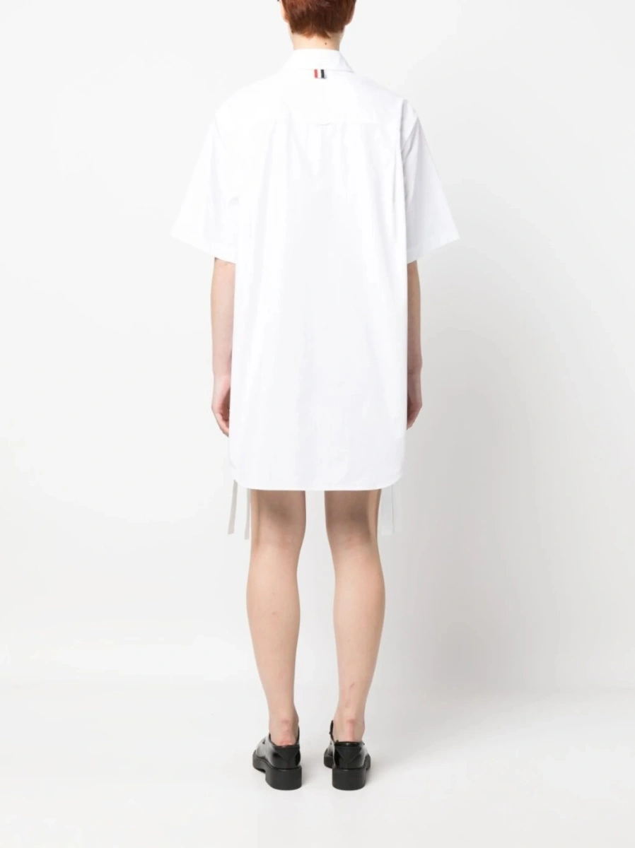 Rochie de zi Thom Browne alba - Img 4