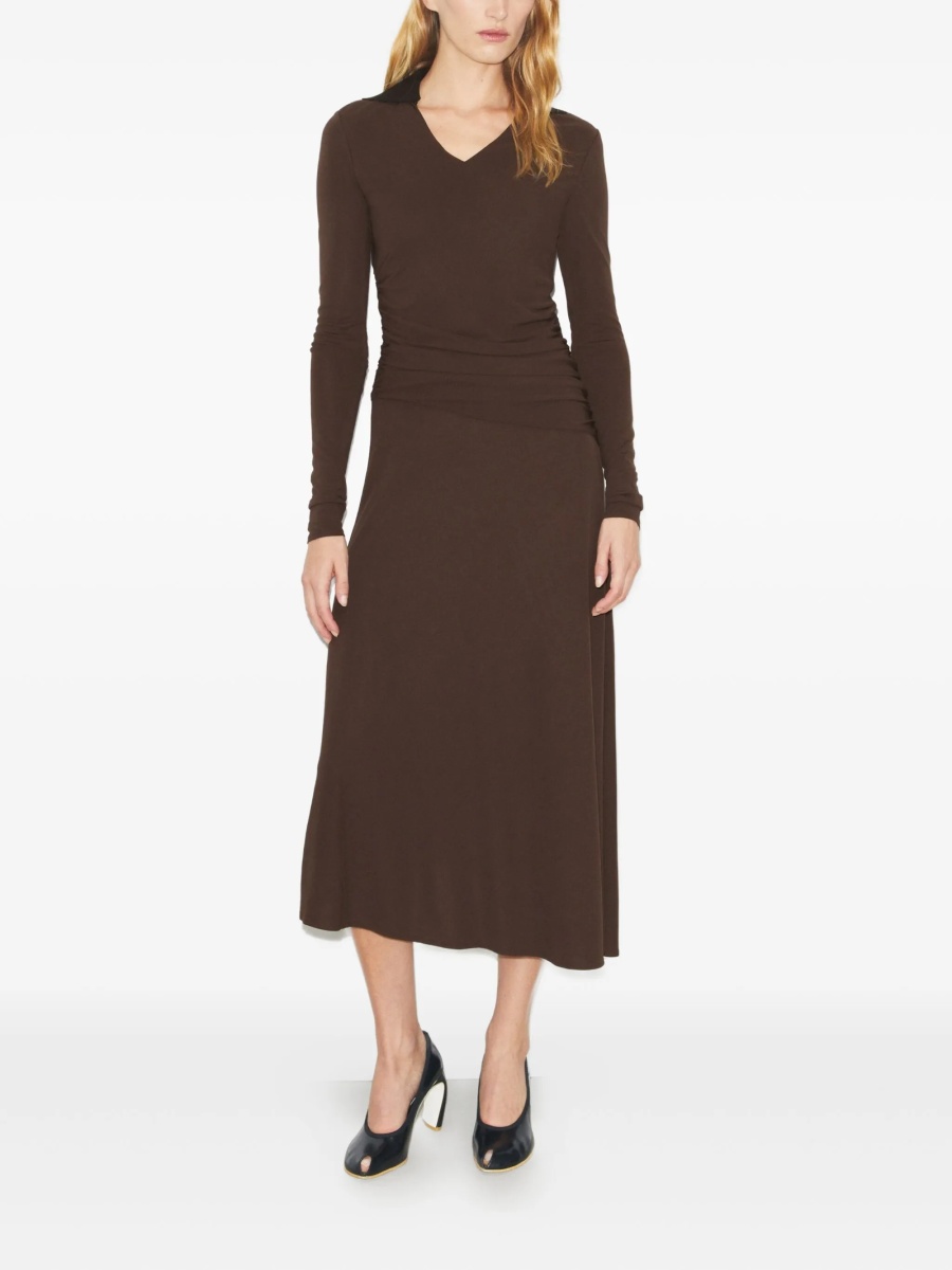 Rochie de zi Tory Burch maro - Img 2