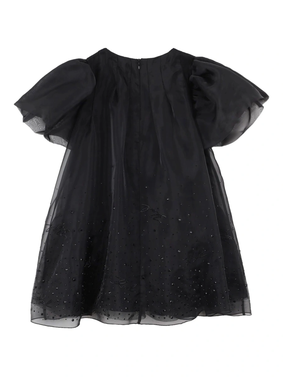 Rochie eleganta Karl Lagerfeld neagra din poliamida si polyester - Img 2
