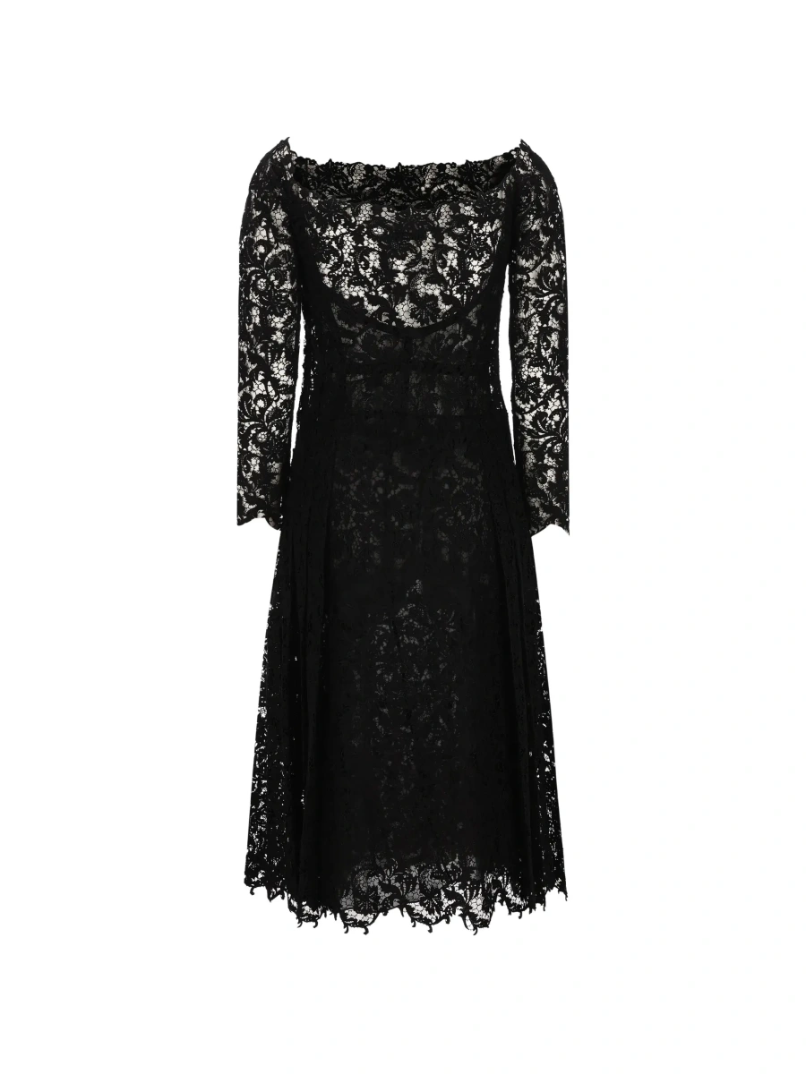 Rochie Fendi neagra din dantela - Img 4