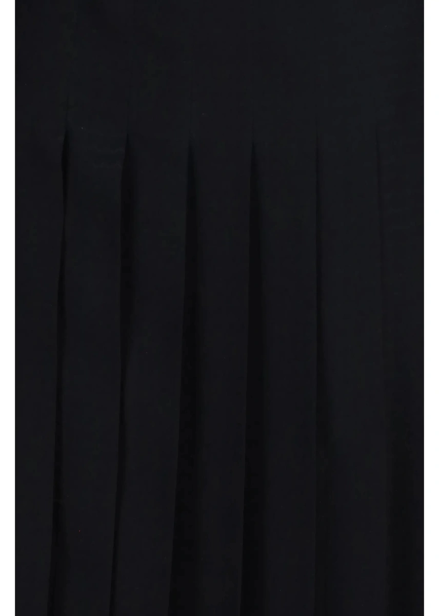 Rochie Fendi neagra din jacquard si matase - Img 3