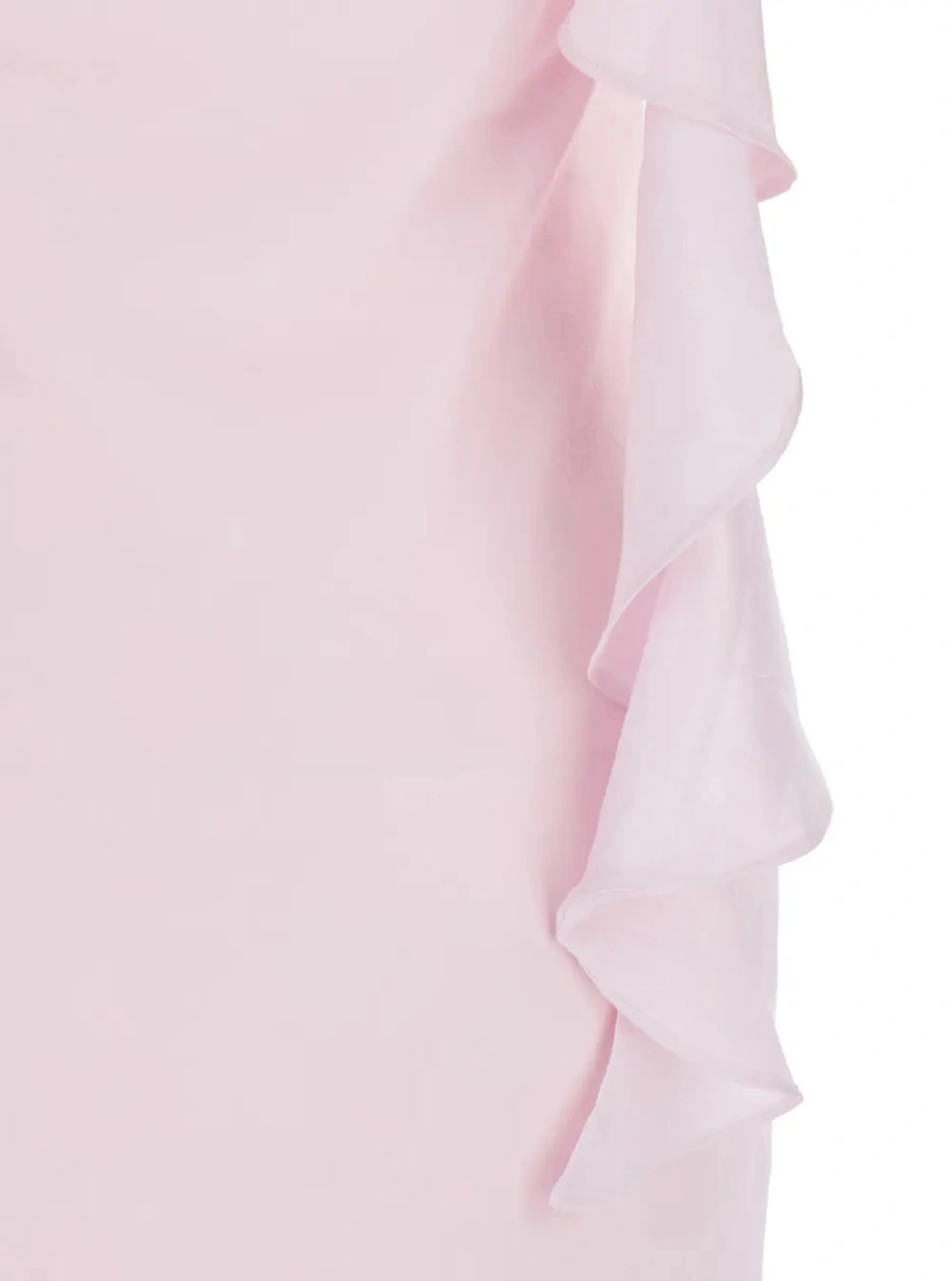 Rochie lunga ROTATE Birger Christensen roz 'Rosa' - Img 3