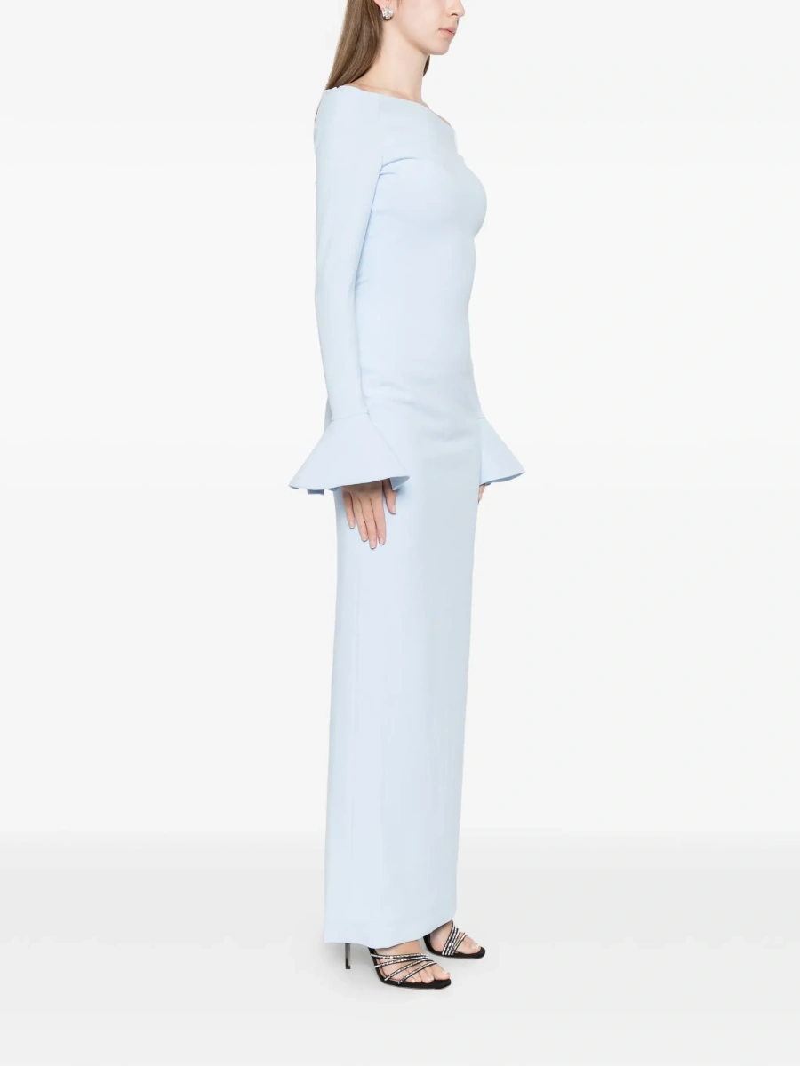 Rochie lunga SOLACE LONDON albastra 'Anica' - Img 5