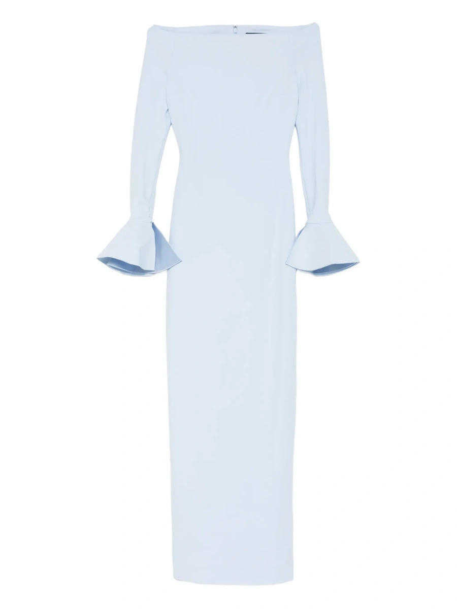 Rochie lunga SOLACE LONDON albastra 'Anica' - Img 8