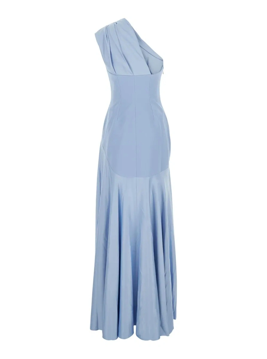 Rochie lunga SOLACE LONDON albastra 'Gabriela' - Img 2