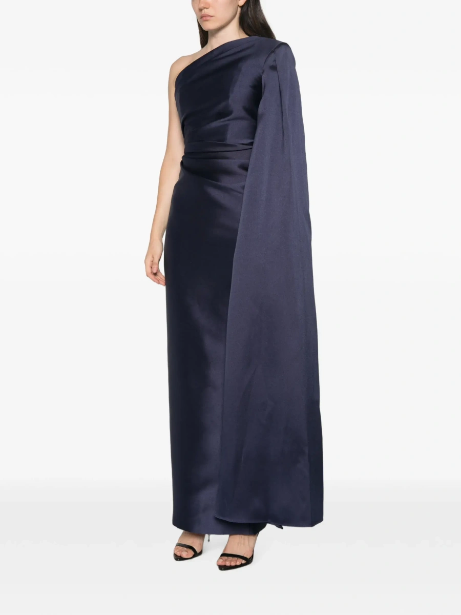 Rochie lunga SOLACE LONDON albastra 'Veya' - Img 5