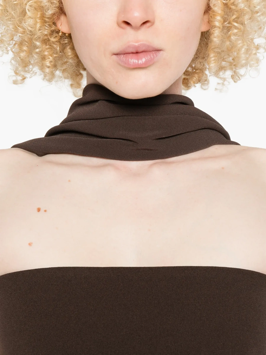 Rochie lunga SOLACE LONDON maro - Img 7