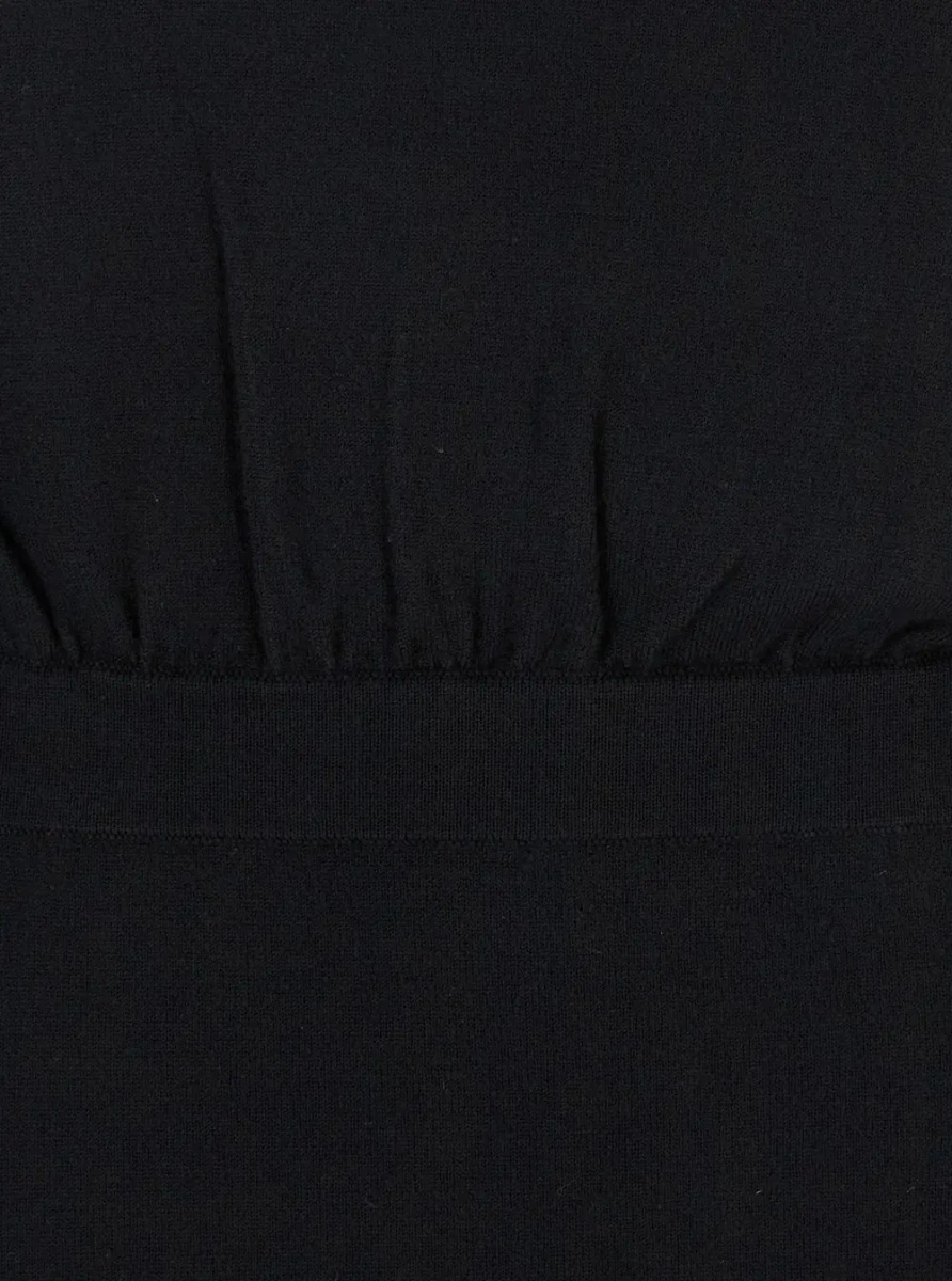 Rochie P.A.R.O.S.H. neagra din lana - Img 3