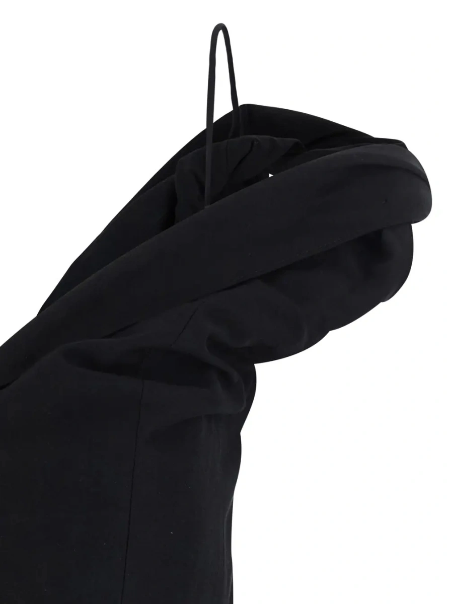 Rochie ROHE neagra din bumbac - Img 3