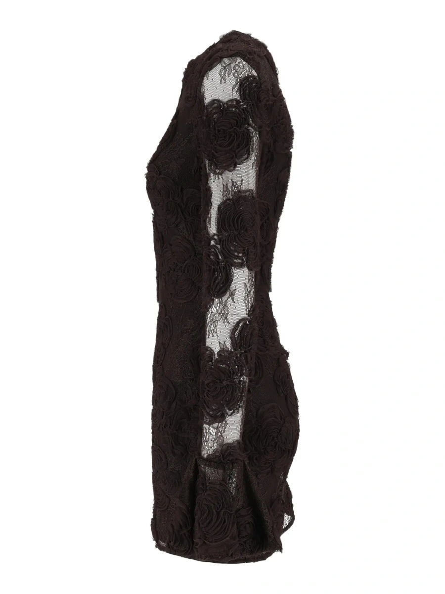 Rochie scurta ROTATE Birger Christensen maro - Img 2