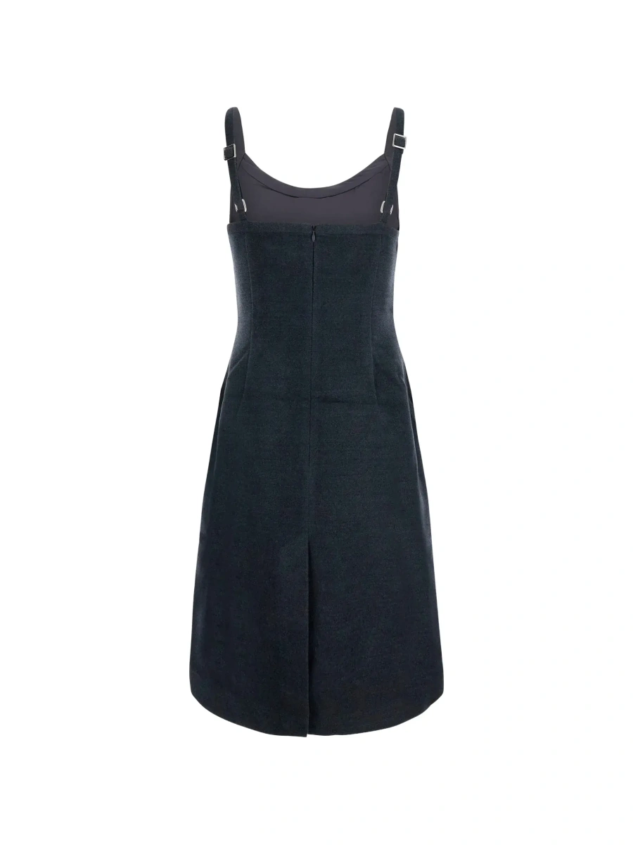 Rochie SHUSHU/TONG gri din lana 'Cami' - Img 4