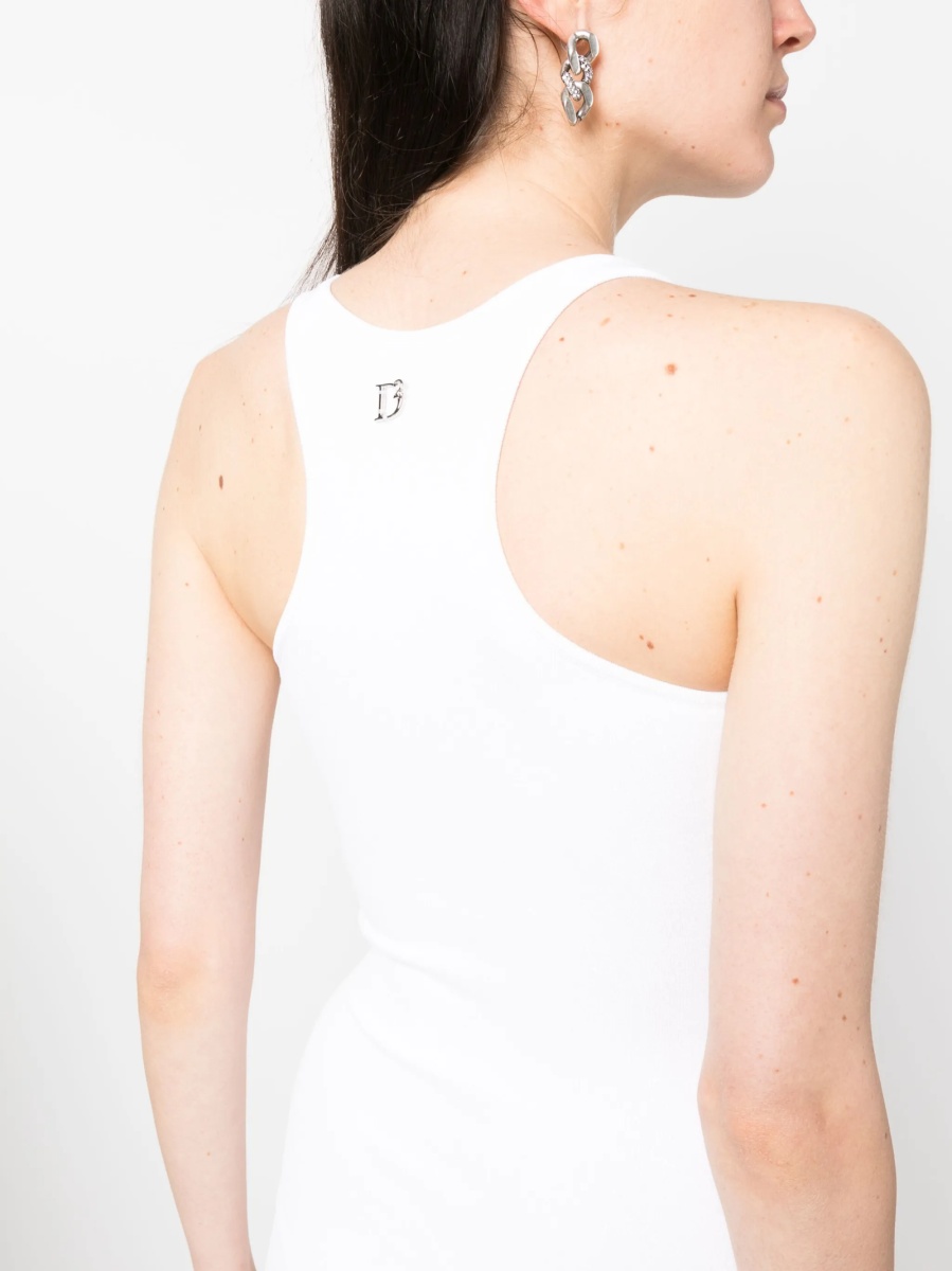 Rochie tricotata DSQUARED2 alba - Img 5