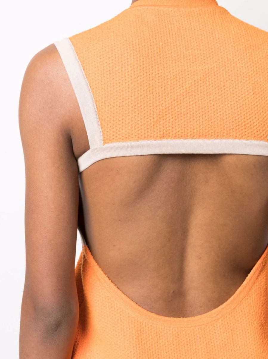 Rochie tricotata JACQUEMUS portocalie - Img 5