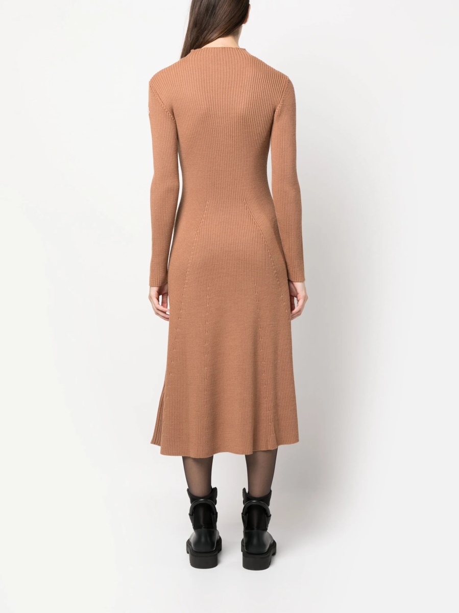 Rochie tricotata Moncler maro - Img 4