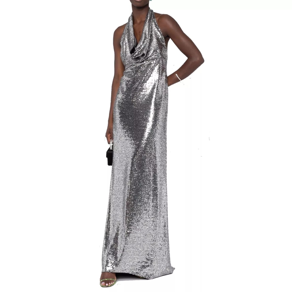 Rochii Blanca Vita Sequin-Embellished Long Dress - Img 2