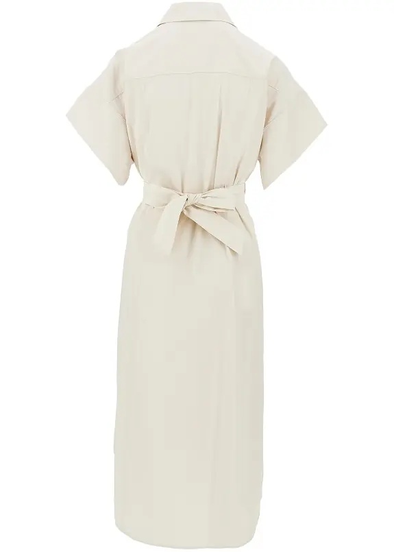 Rochii Cotton midi shirt dress - Img 3