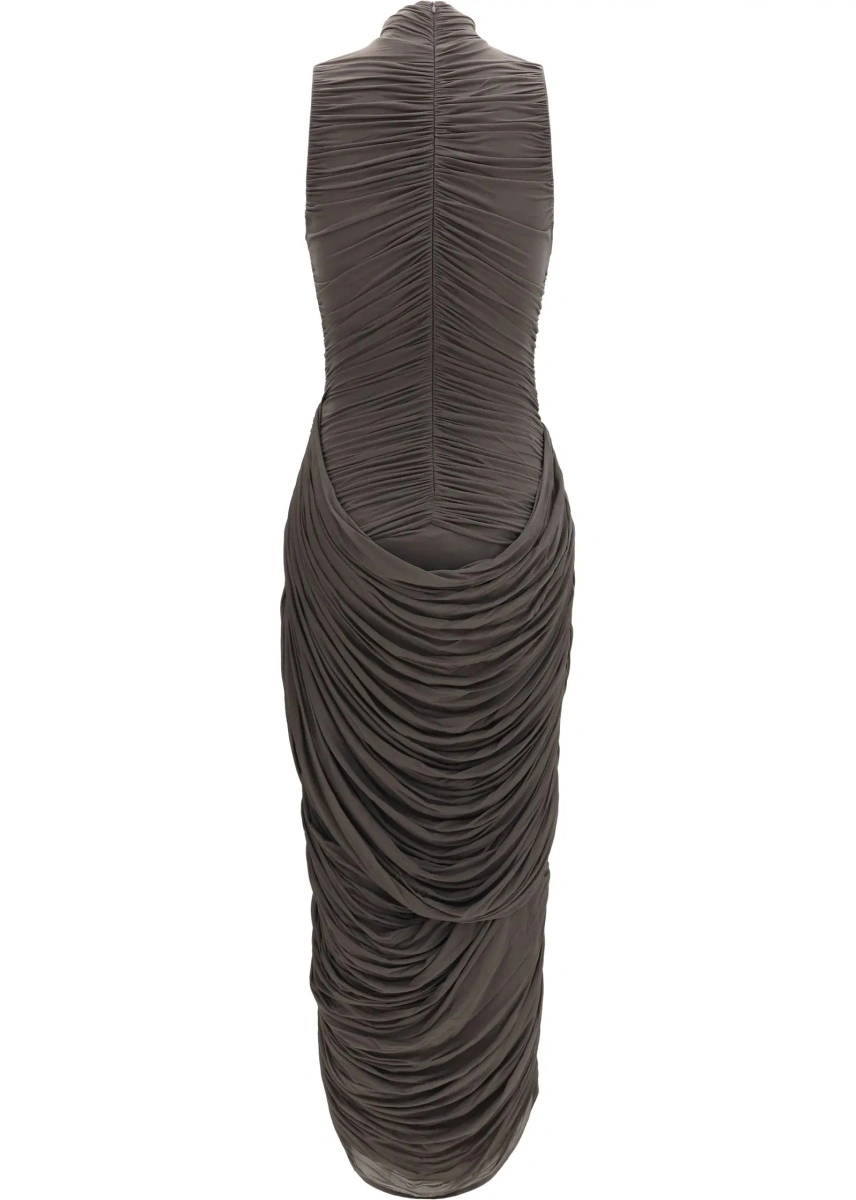 Rochii Draped high-neck midi Dress - Img 2
