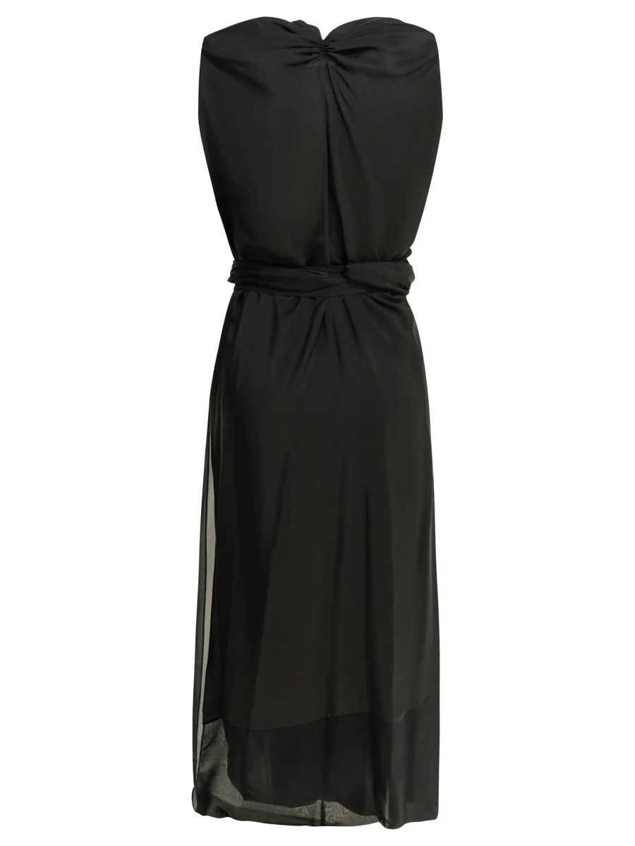 Rochii Draped silk midi dress - Img 2