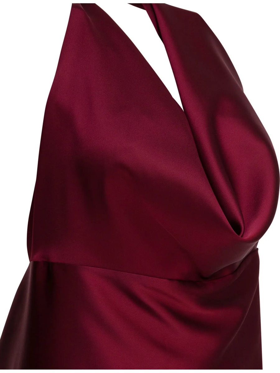 Rochii Flared dress with American neckline - Img 3