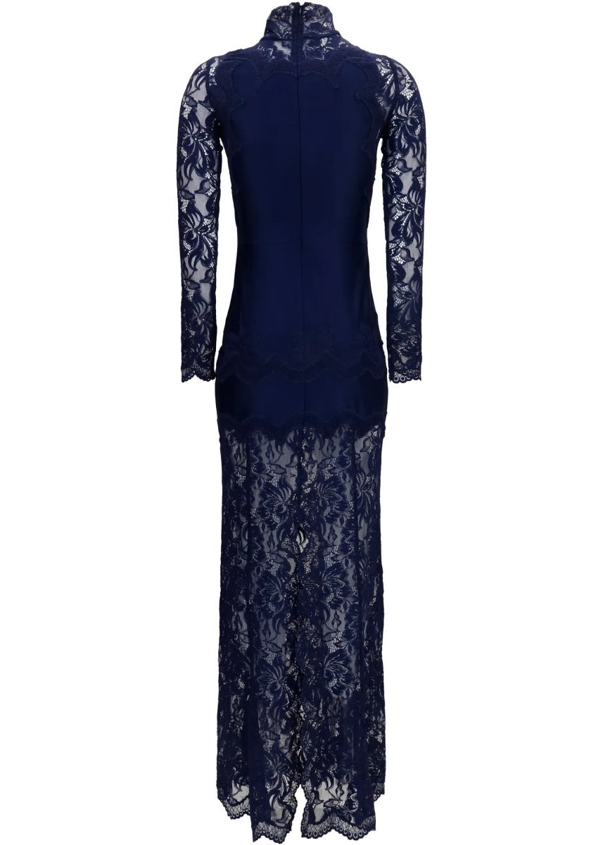Rochii Long lace and jersey Dress - Img 2