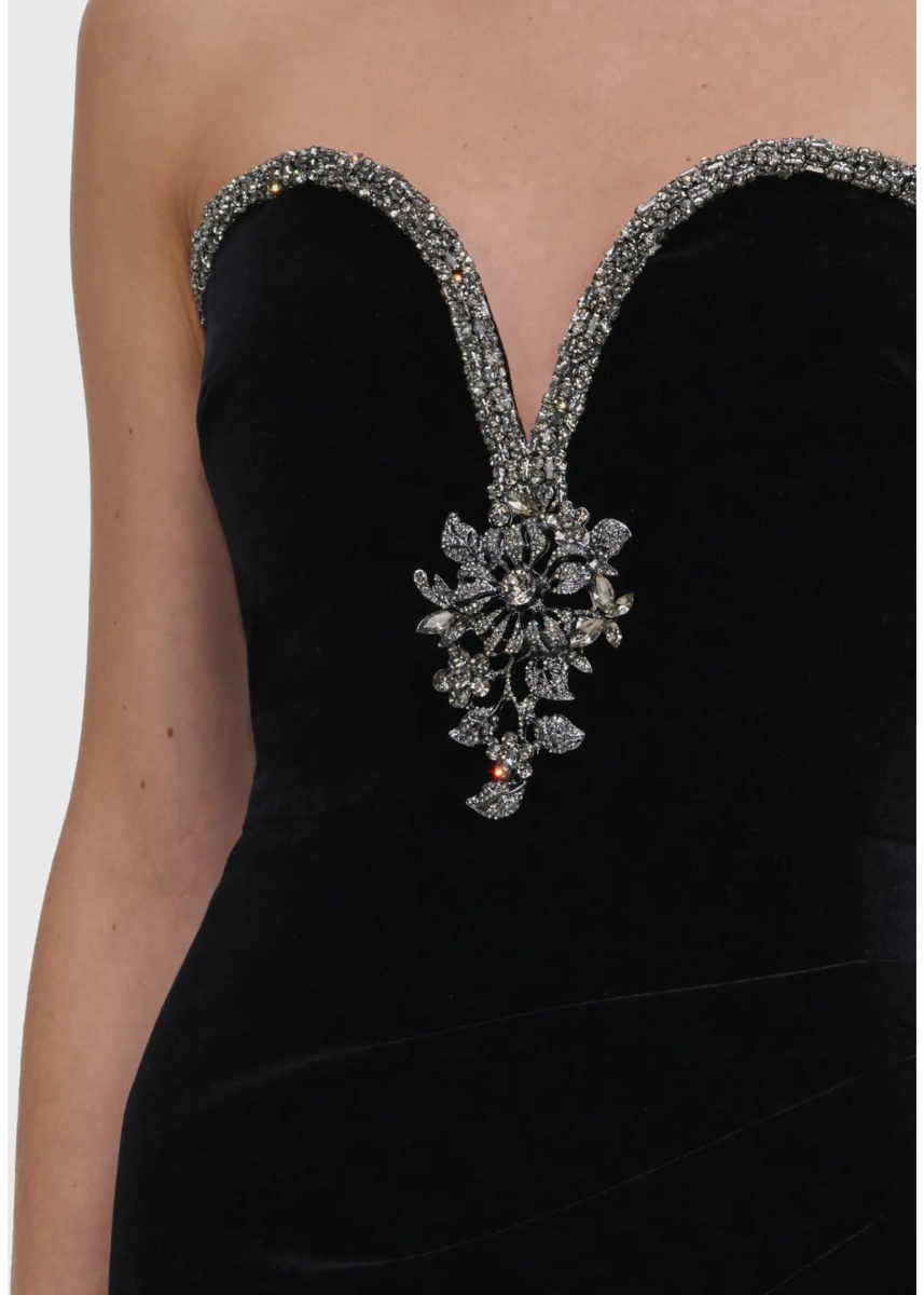 Rochii Maxi Velvet Dress - Img 4