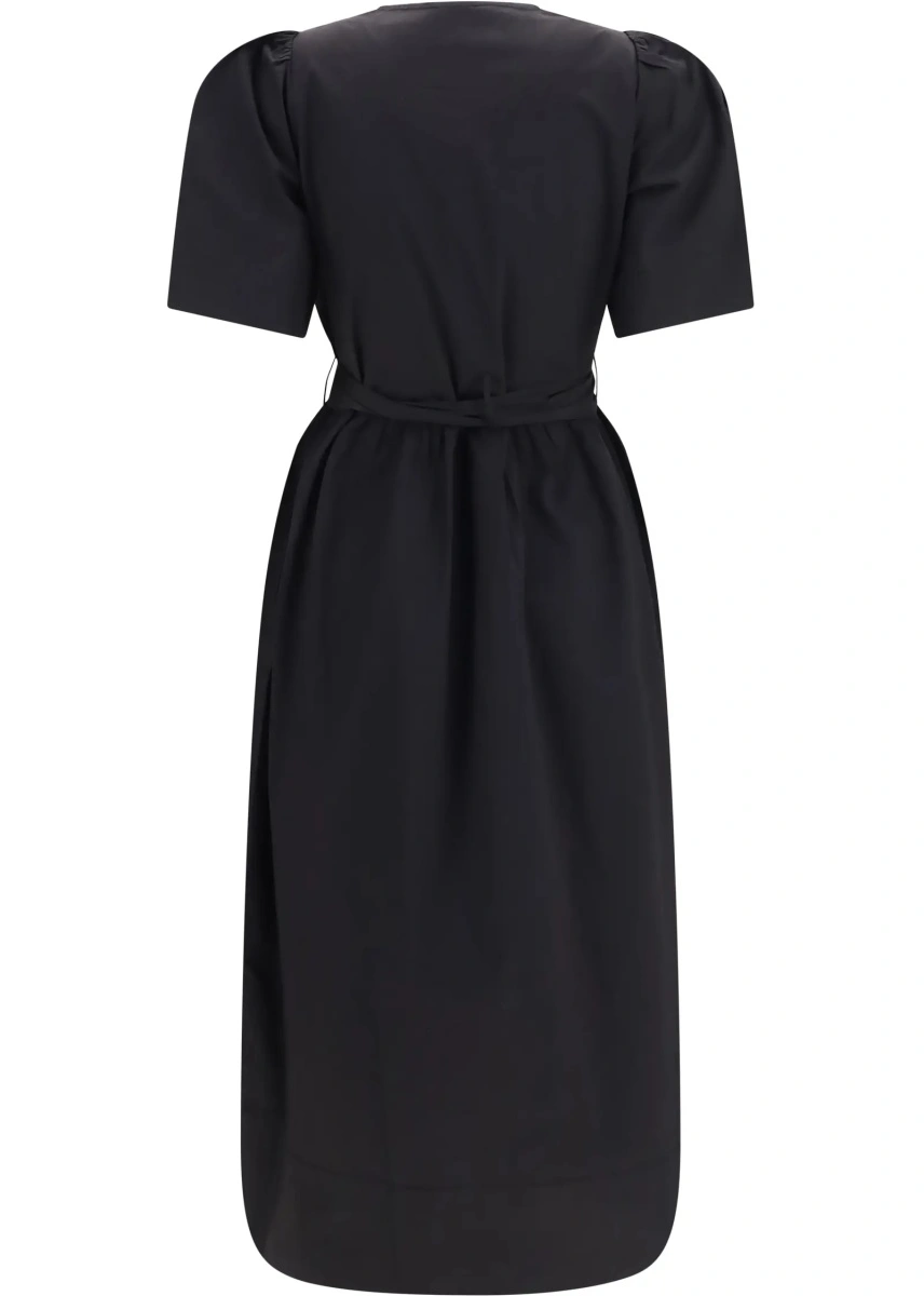 Rochii Midi Dress with bows and puff shoulders - Img 2