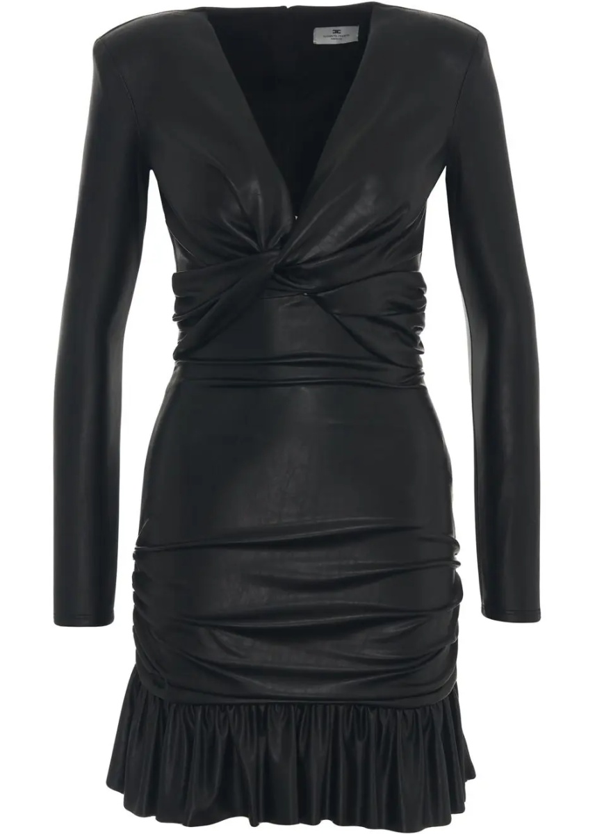 Rochii Mini dress with v-neck - Img 2