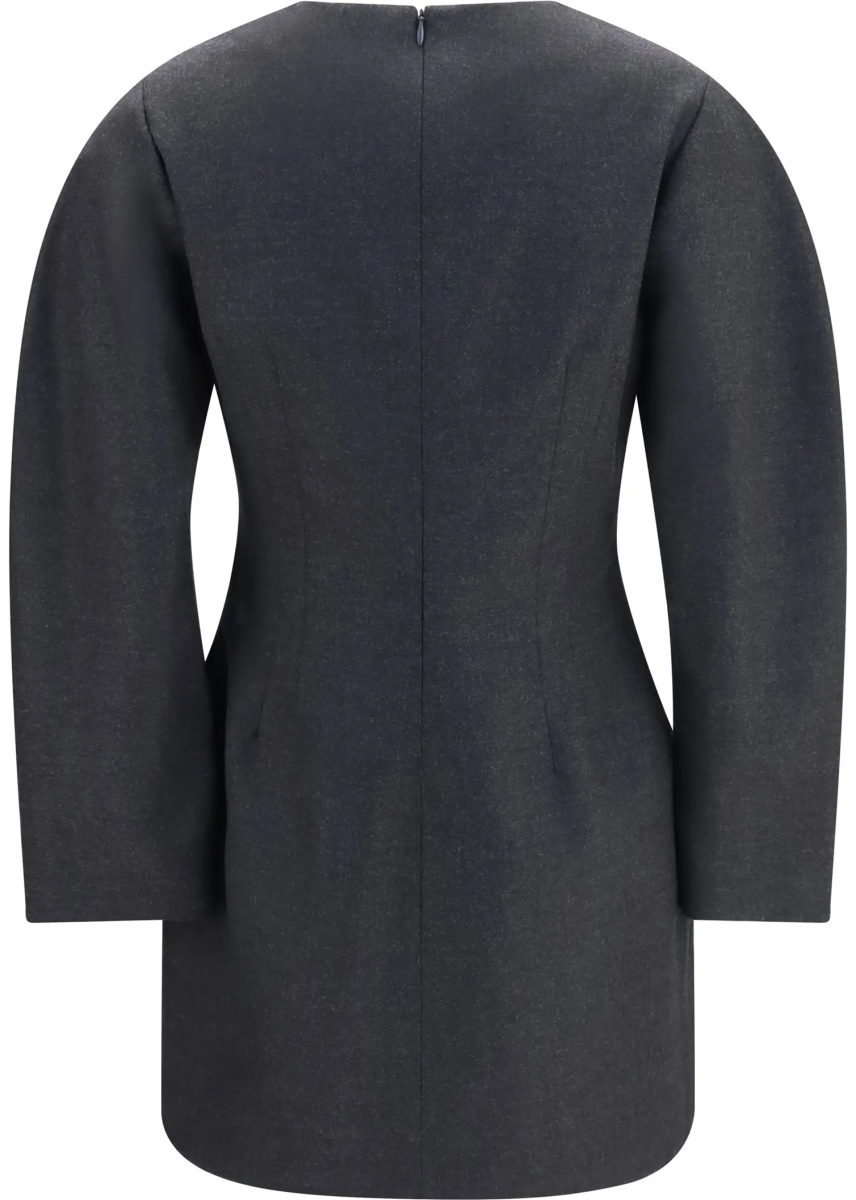 Rochii P.A.R.O.S.H. Gabardine and wool Dress - Img 2