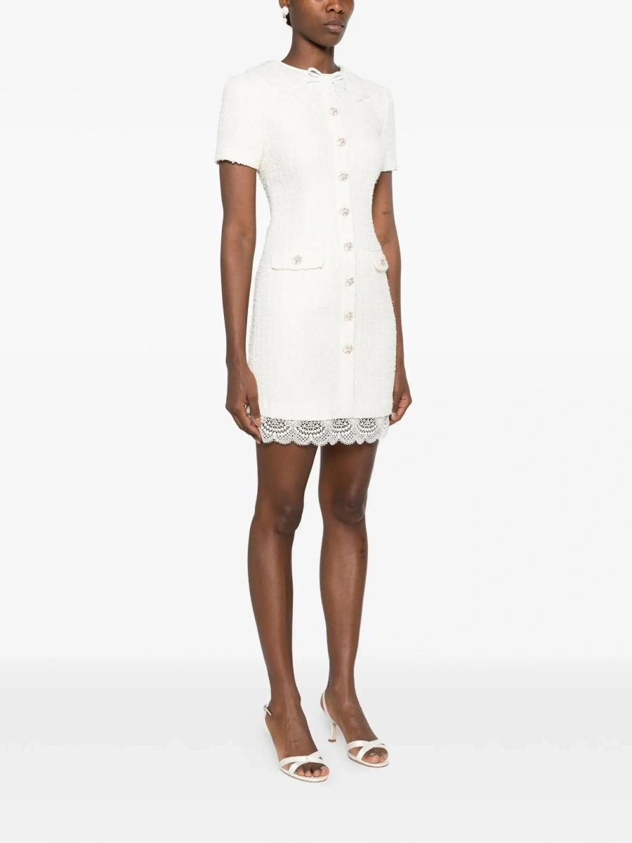 Rochii Short dress with lace details - Img 6