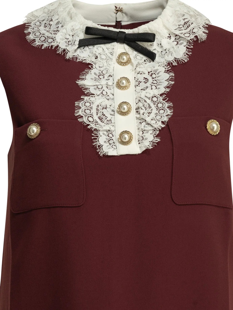 Rochii Short dress with lace detail - Img 3