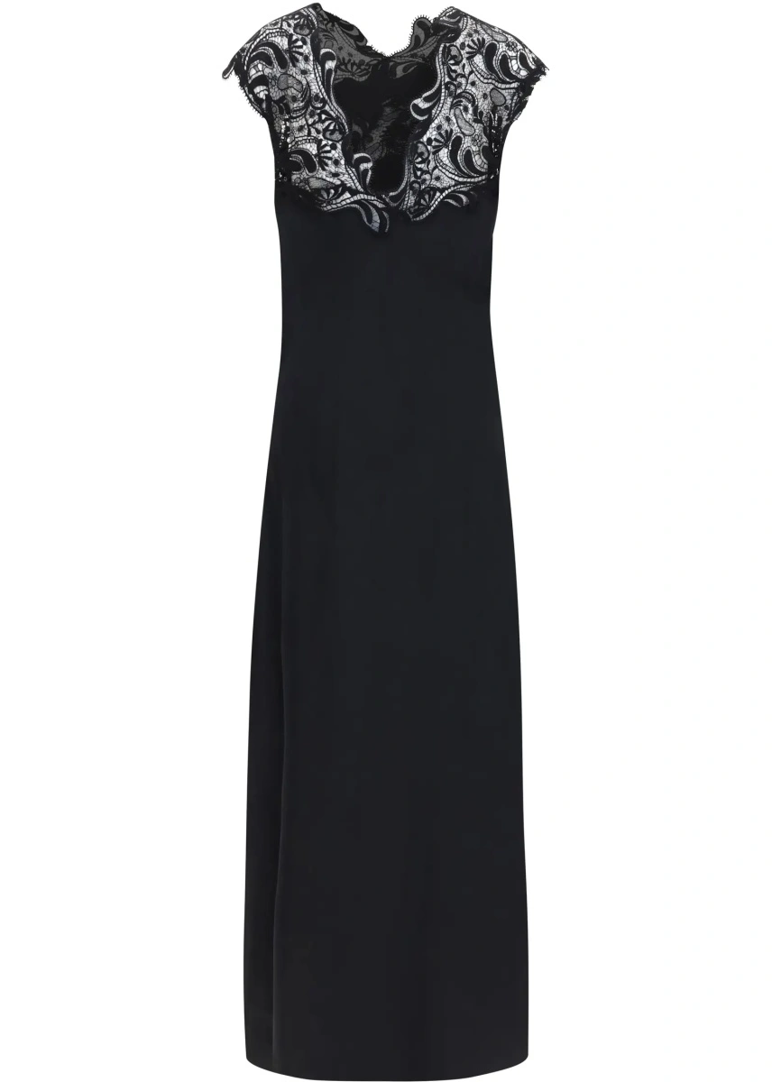 Rochii Silk Dress with lace - Img 2