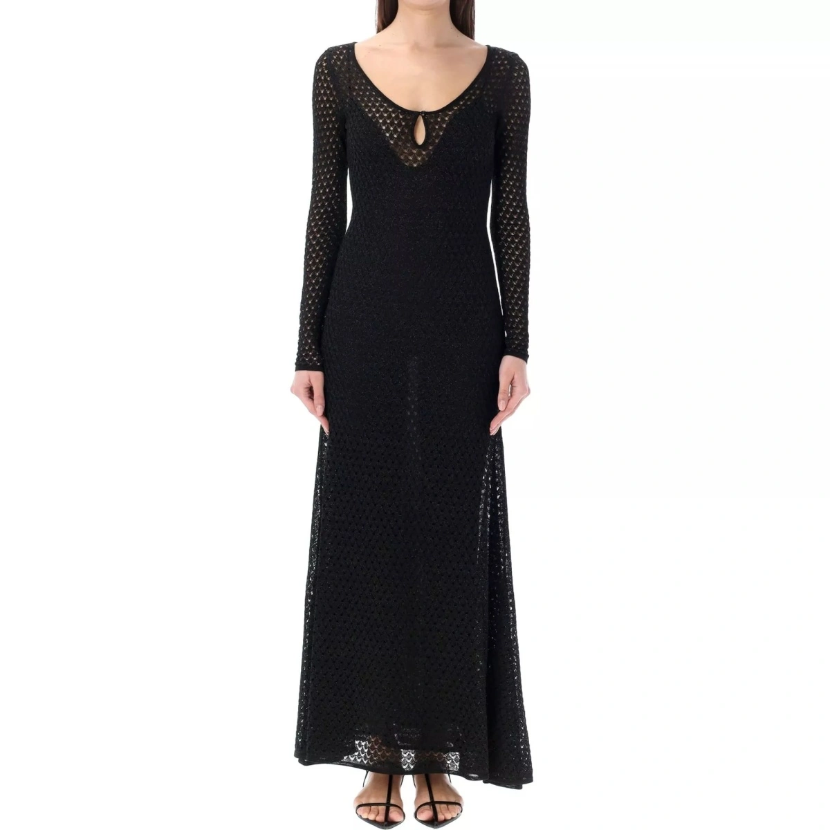 Rochii Tom Ford Lurex Crochet Maxi Dress - Img 2