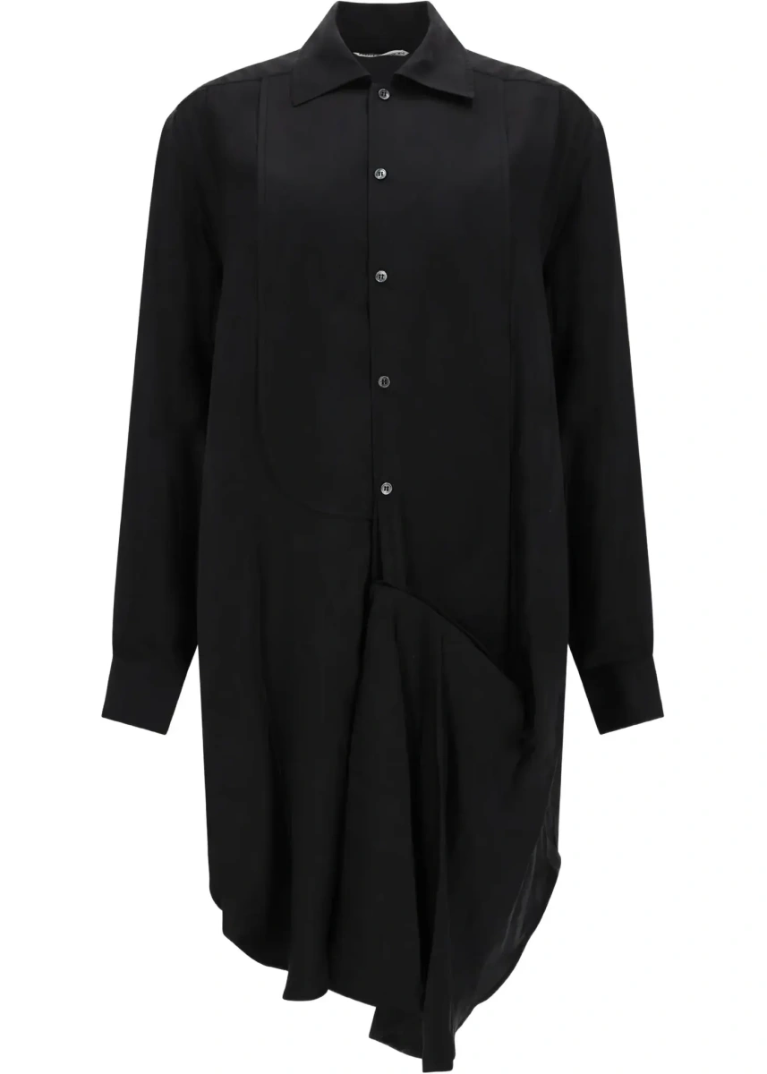 Rochii "Tuxedo Drape" Midi Dress - Img 3