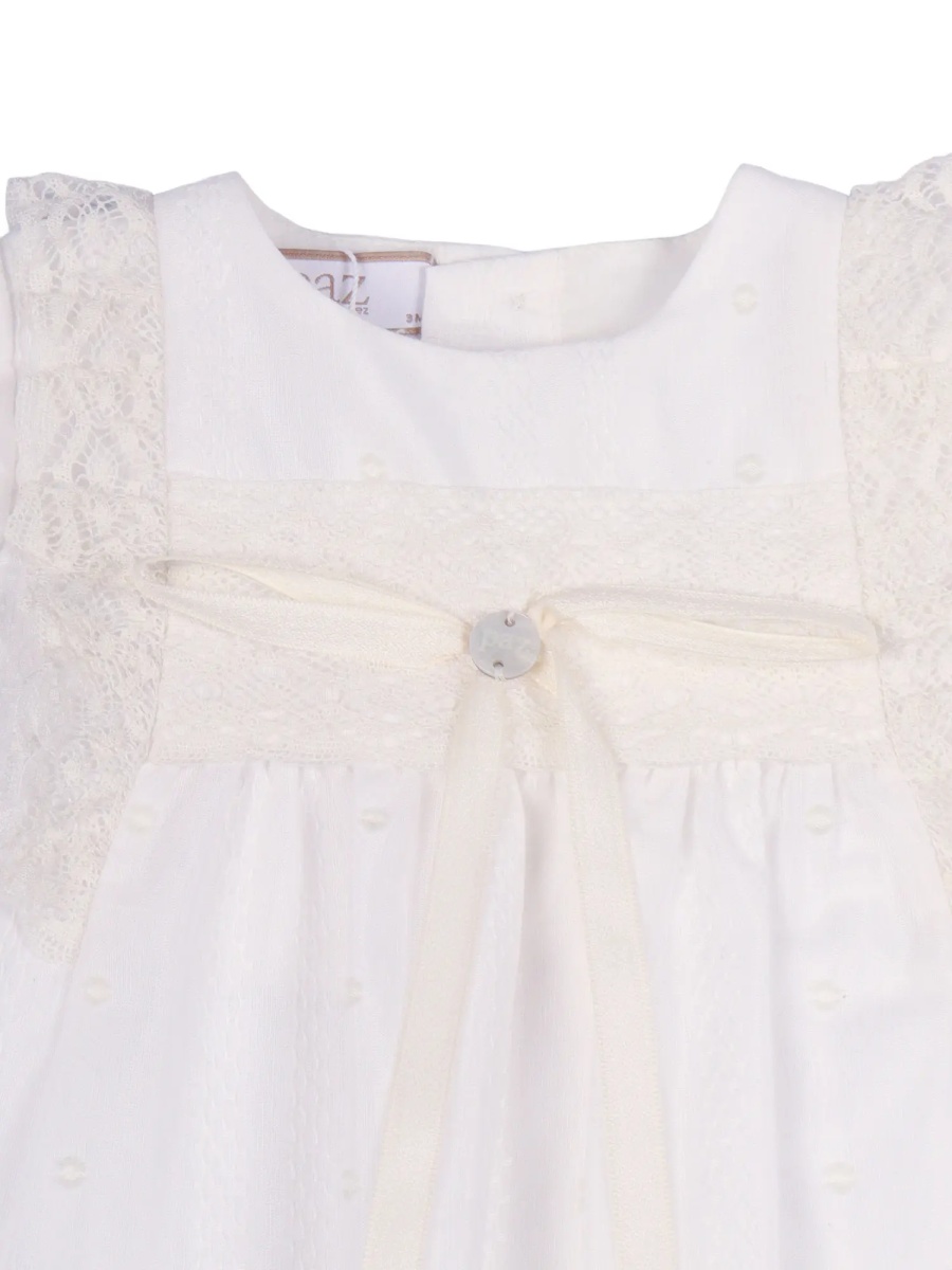 Rochii WOVEN NEWBORN LONG DRESS "PAZ V26" - Img 3