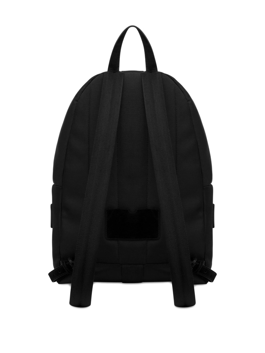Rucsac Moschino negru din piele si polyester - Img 2