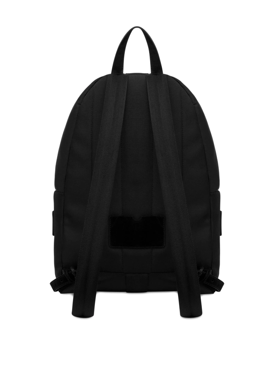 Rucsac Moschino negru din piele si polyester - Img 2