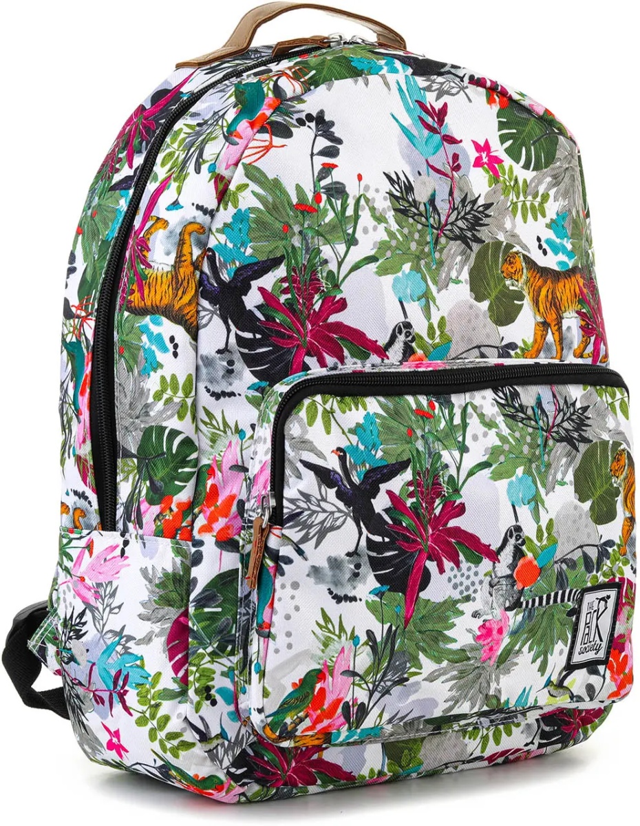 Rucsac PLECAK THE SOCIETY PACK XCLASSIC BACKPACK MULTICOLOR JUNGLE - Img 3