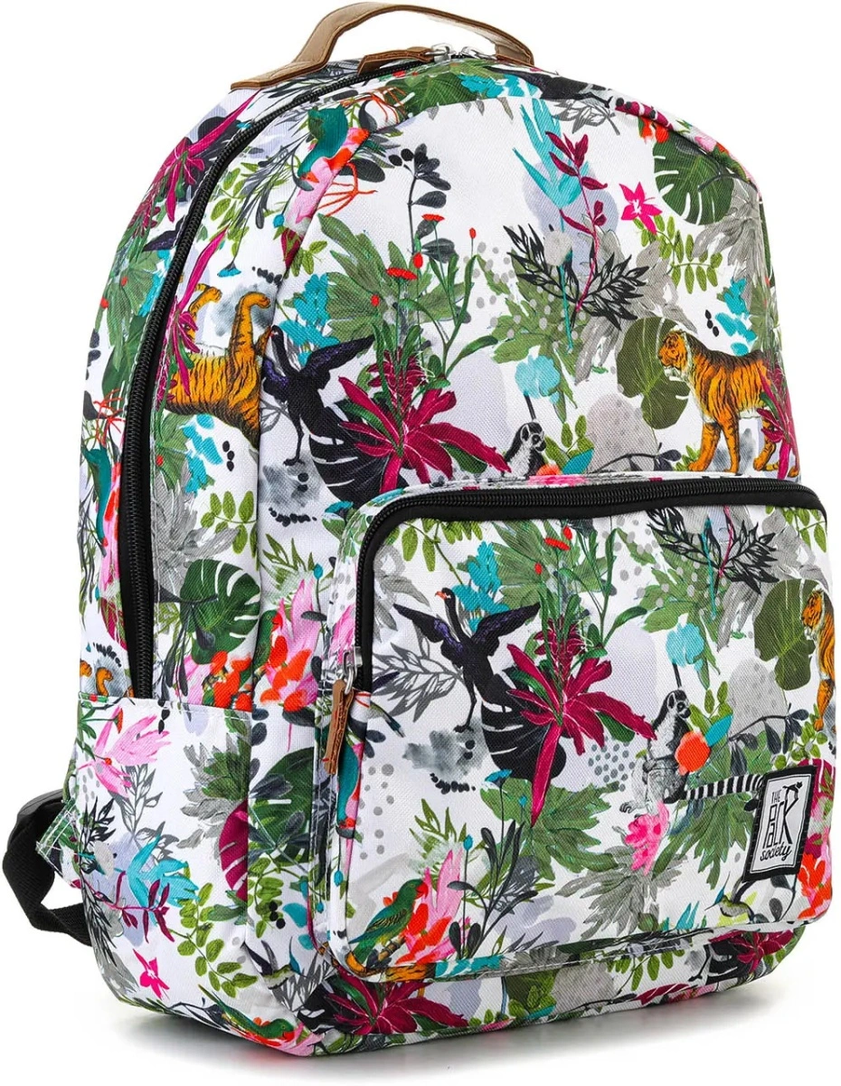 Rucsac PLECAK THE SOCIETY PACK XCLASSIC BACKPACK MULTICOLOR JUNGLE - Img 3