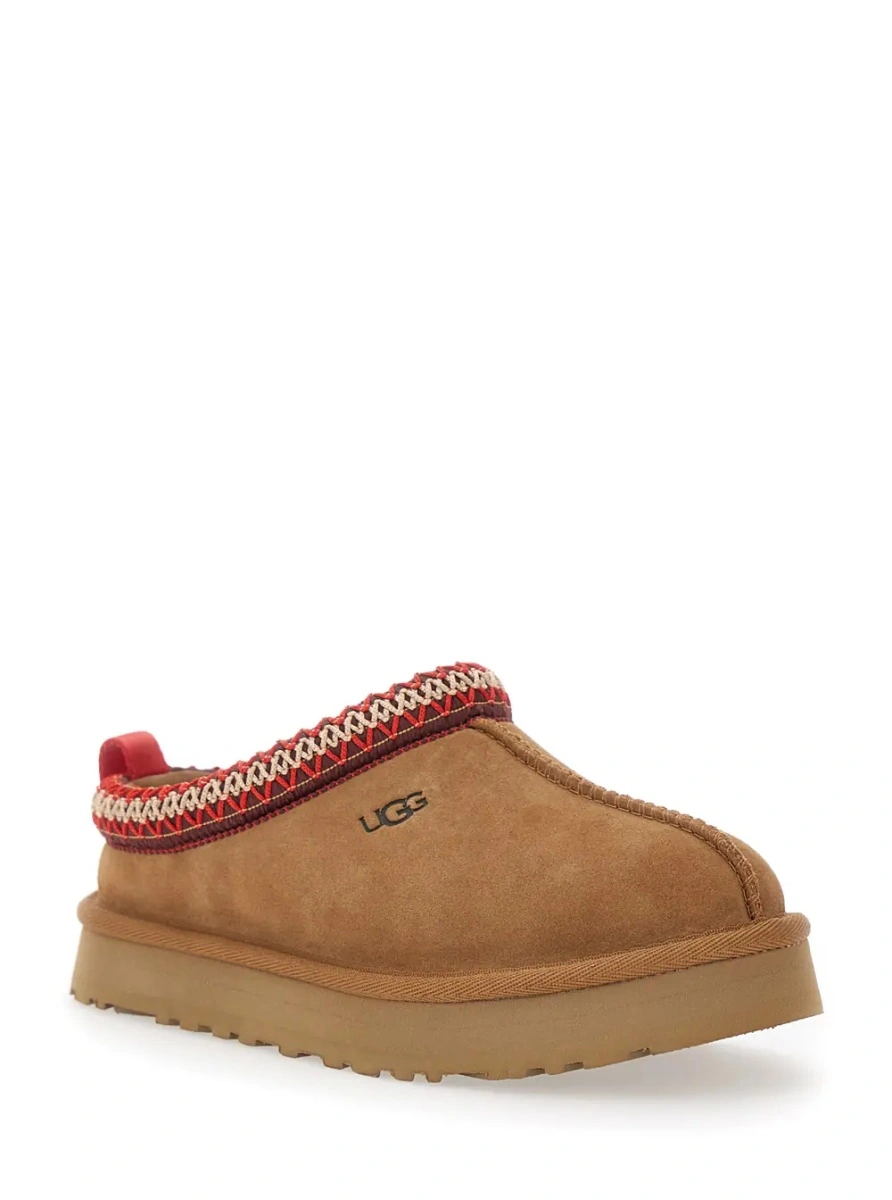 Saboti UGG Kids maro din piele intoarsa - Img 2