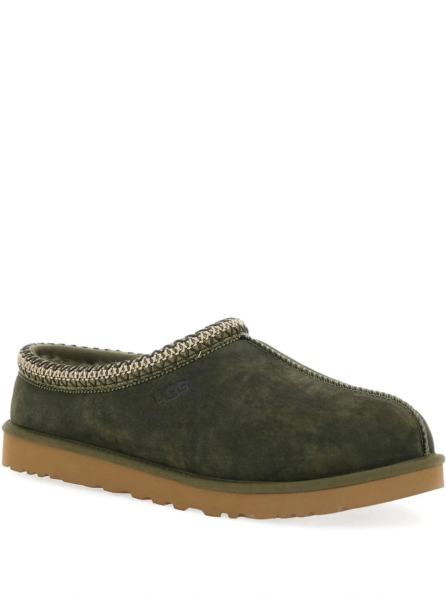 Saboti UGG 'Tasman' verzi din piele intoarsa si shearling - Img 7