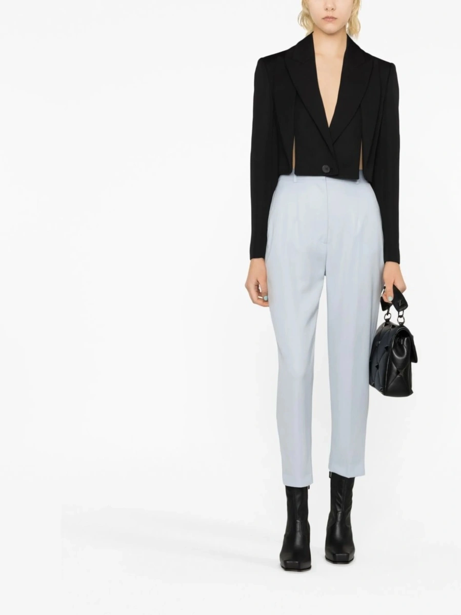 Sacou Alexander McQueen negru din lana - Img 2