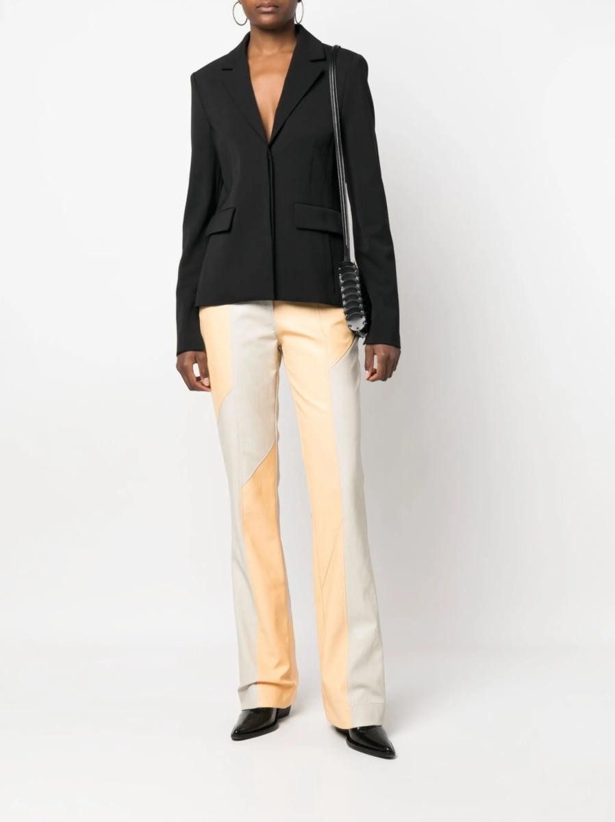 Sacou AMBUSH negru din polyester si lana - Img 2