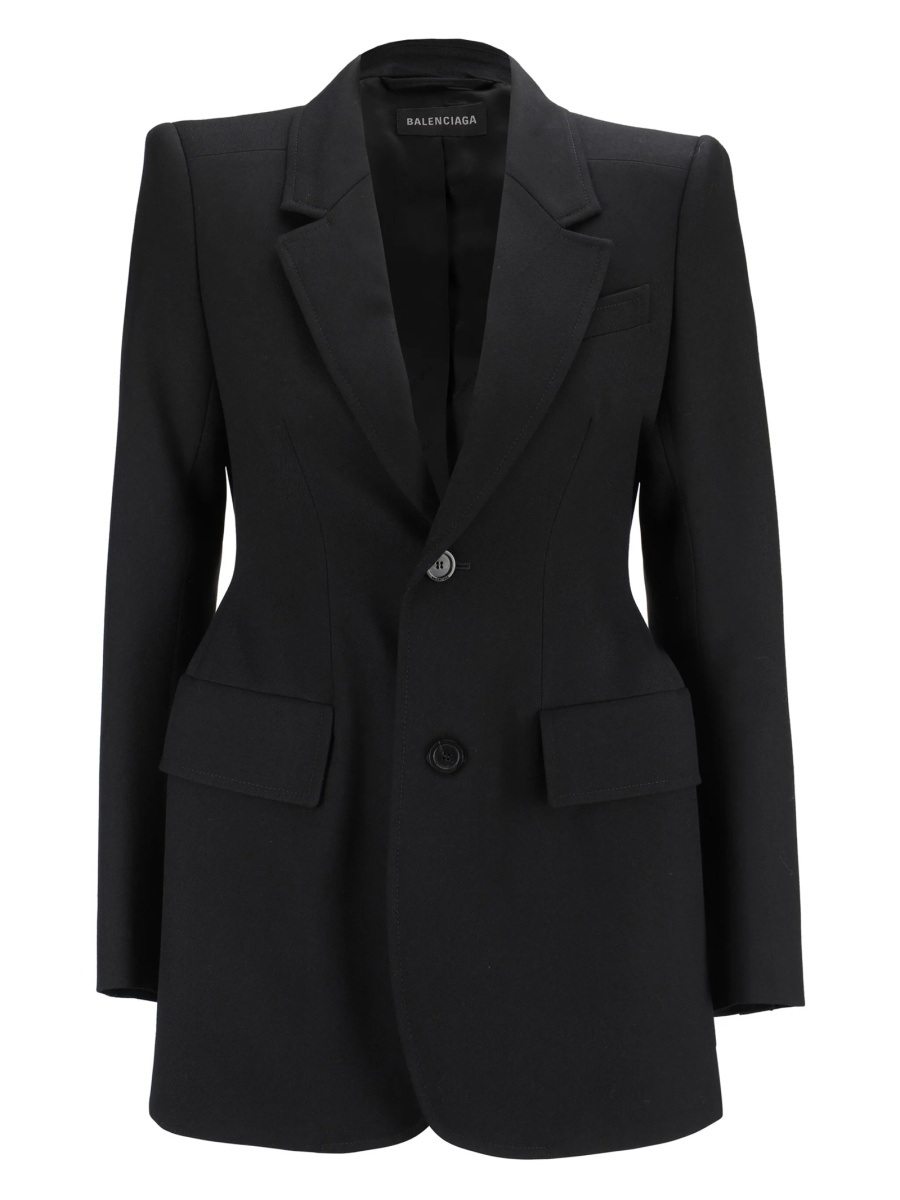 Sacou Balenciaga negru din lana - Img 2