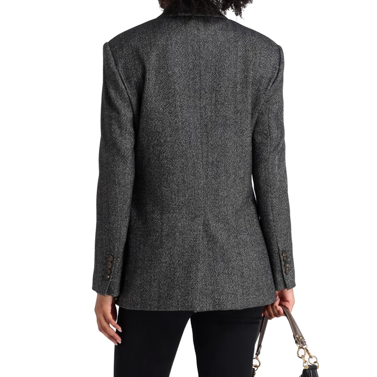 Sacou Brunello Cucinelli Herringbone Wool Blazer - Img 3